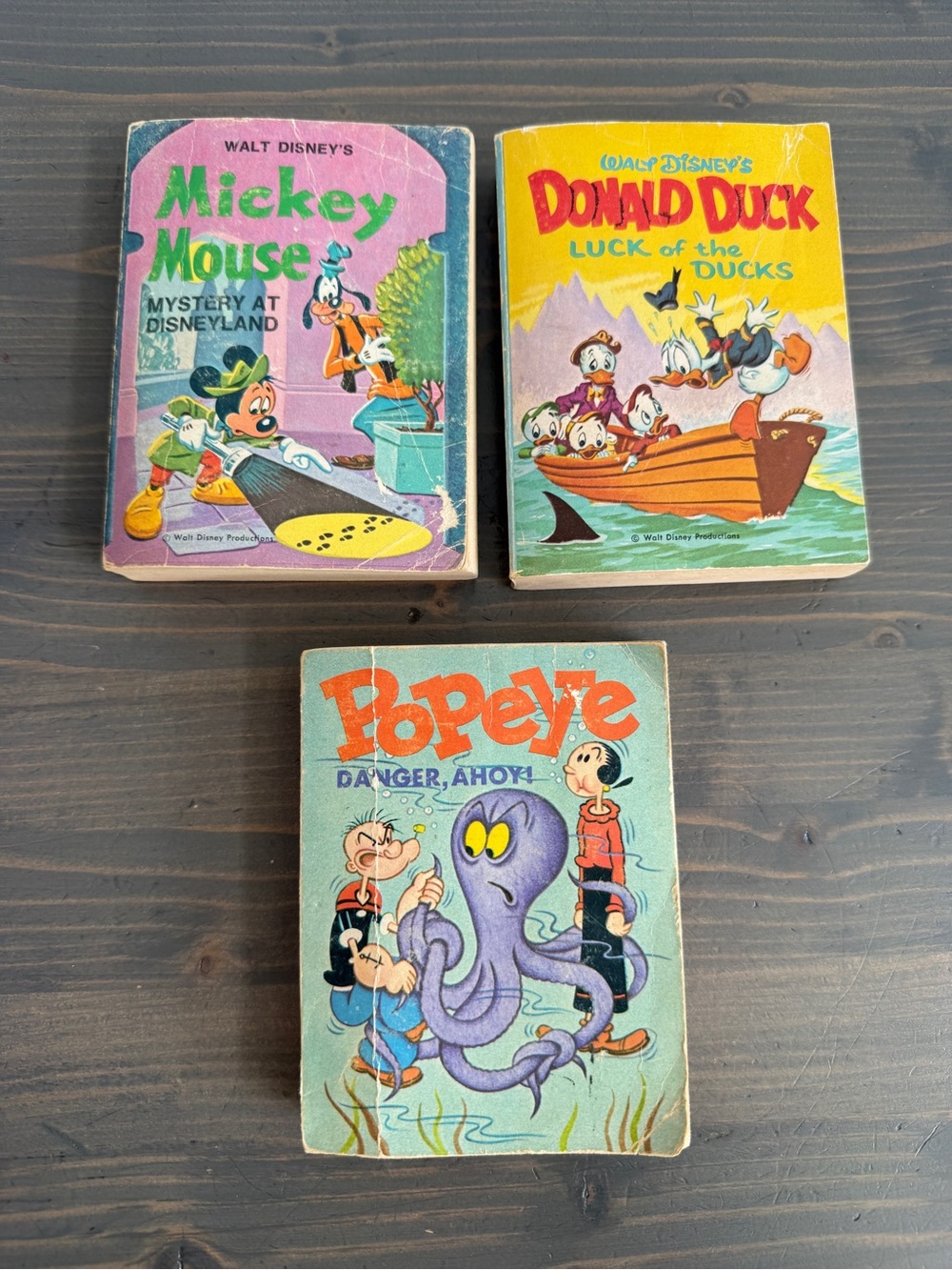 Vintage Big Little comic books x 3 - Disney